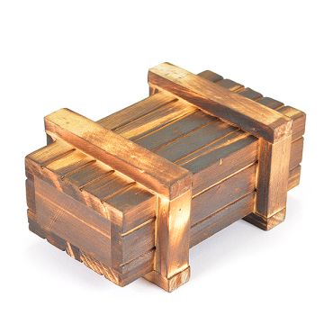 Fastrax RC Scale Model Car Wood Effect Crate (H50x100x70mm)