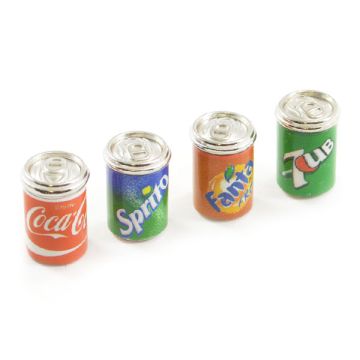 Fastrax RC Scale Model Car Scale Metal Beer/Soft Drink Cans