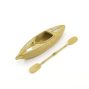 Fastrax RC Scale Model Car 1/18th Scale Moulded Kayak & Oars 15cm X 4.2cm