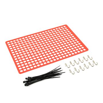 Fastrax RC Scale Model Car Scale Rubber Net 22cm X 14.5cm Red