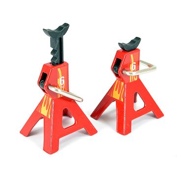 Fastrax RC Scale Model Car Adjustable Height Metal Jack Stand (2pc)