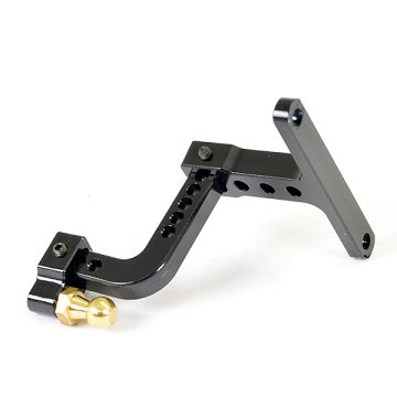 Fastrax RC Scale Model Car Aluminium Trailer Drop Hitch Receiver Towball