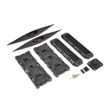 Fastrax RC Scale Model Car Recovery Ramp, Canoe, Black
