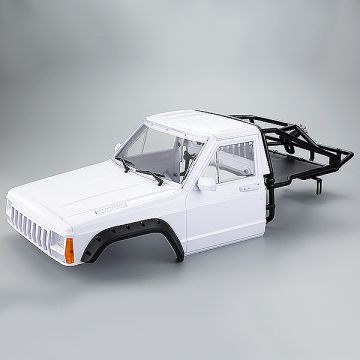 Fastrax RC Scale Model Car 1/10 Rockee Pick-Up & Rear Cage Hardbody 313-324mm