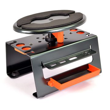 Fastrax Deluxe Aluminium Rotating 1/10 1/8 RC Car Maintenance Stand - Grey