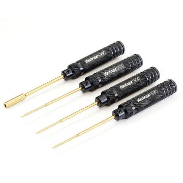 Fastrax SCX24 Wrench Tool Set 0.05"/1.3mm/1.5mm/4.0mm Box
