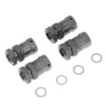 Fastrax 1/8th 15mm Extension Hub Adaptors - To Widen Track