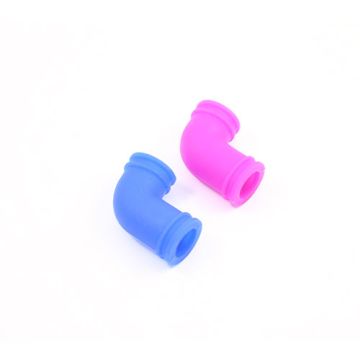 Fastrax 1/8th RC Nitro Car Air Filter Extension Adaptor Elbow - Blue