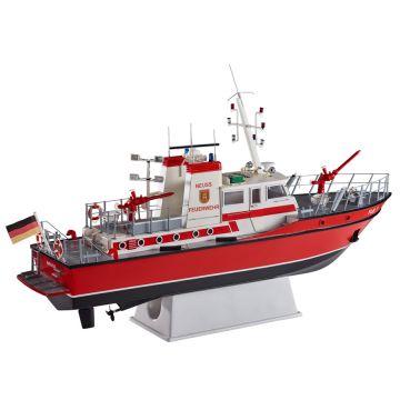Fire Fighting Boat FLB-1 with Fittings Kit - 1:25 Scale Krick Robbe RC Model Kit