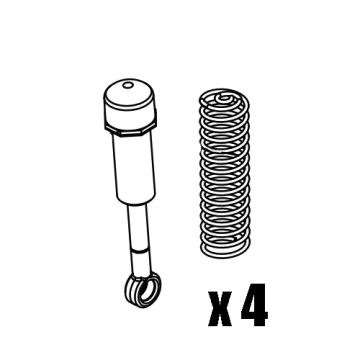 FMS 1:12 RC Suzuki Jimny - Spring & Shock Assembly (4)