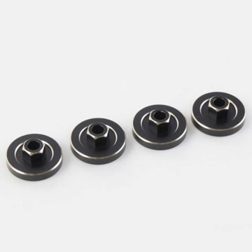FMS 1:24 12404 Brass Wheel Black