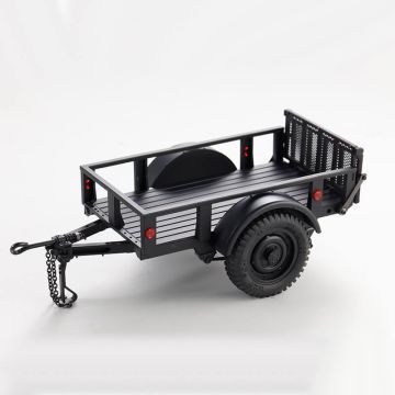 FMS 1:18 / 1:12 Utility Trailer B Black