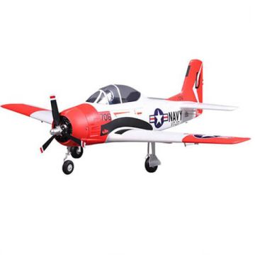 FMS 1400mm T-28D Trojan V4 ARTF (no Tx/Rx/Batt/Cgr) RC Model Plane – Red