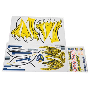 FMS 80mm Rafale Decal Sheet