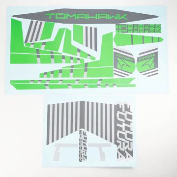 FMS 64mm Futura Sticker - Green