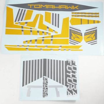 FMS 64mm Futura Sticker - Yellow