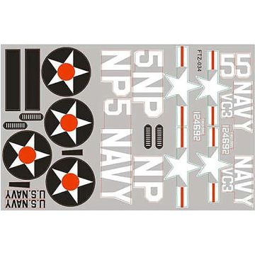 FMS 800mm T28 Trojan V2 Decal Sheet