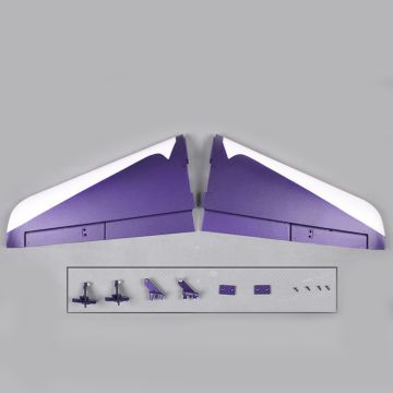 FMS 80mm Futura Purple Main Wing Set