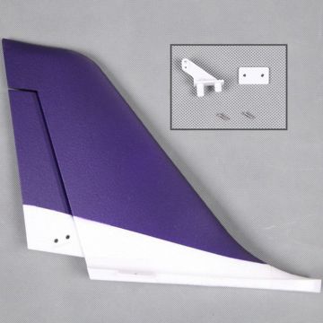 FMS 80mm Futura Purple Vertical Stabilizer