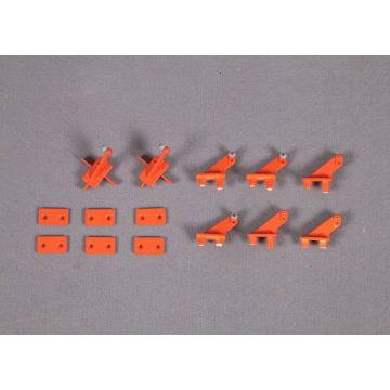 FMS 90mm Super Scorpion Control Horns Orange