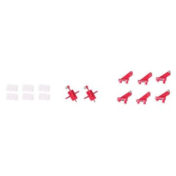 FMS 90mm Super Scorpion Control Horns Red