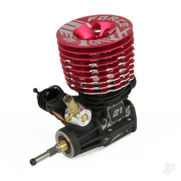 Force 21 R Car 3P Standard ABC Rear Exhaust RC Car Nitro Engine (SG-Shaft) (Turbo Plug)