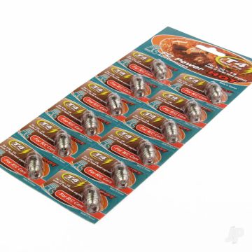 Force Glow Plug for Nitro Engines Turbo T4 Hot (Bulk Pack of 12)