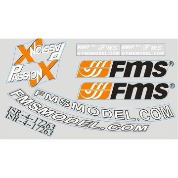 FMS 1.4m F3A Olympus Decal Sheet