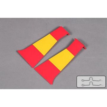 FMS P51 V7/8 Red Tail Outer Fairing Door