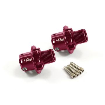 FASTRAX ARRMA ALU 13MM HEX ADAPTORS (PR) - KRA/SEN/TYP
