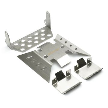 Fastrax SCX10 III Stainless Steel Chassis Armour Skid Plate K