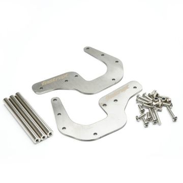 Fastrax LMT Solid Axle Mt Stainless Steel Front Bumper Armour