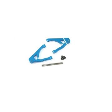 Fastrax Blue Aluminium Rear Upper Suspension Arms fits Traxxas Mini Slash