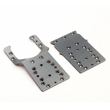 FTX Rokatan/Ramraider Front & Rear Alu Chassis Plates