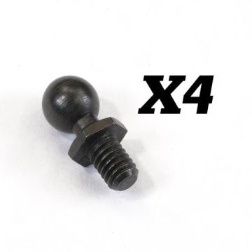 FTX Ball Stud 4mm (4pc)