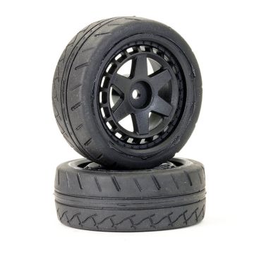 FTX Stinger Front 26mm Rubber Wheel/Tyres (Pair)