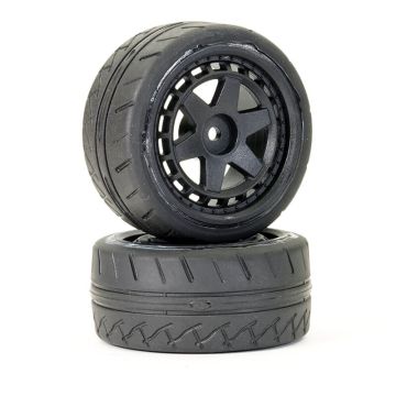 FTX Stinger Rear 32mm Rubber Wheel/Tyres (Pair)