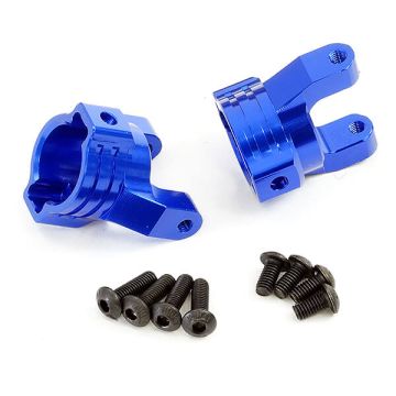 FTX Mauler Aluminium Front Hub Carriers (2pcs) - Blue