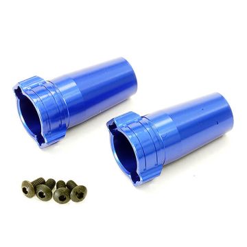 FTX Mauler Aluminium Rear Axle Lock Out (2pcs) - Blue