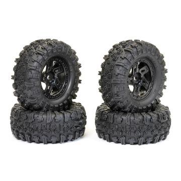FTX 1/18 Comp Compound Gator 60mm Mounted Tyres (4)