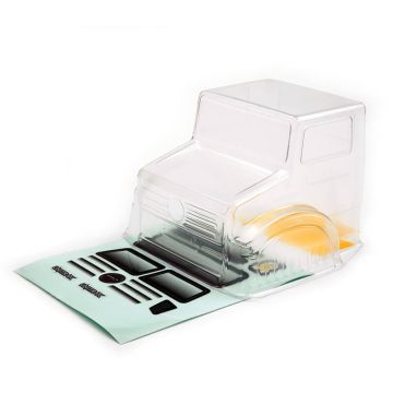 FTX 1/18 Outback Mini XP Evo Unimog Style RC Truck Clear Unpainted Body Shell