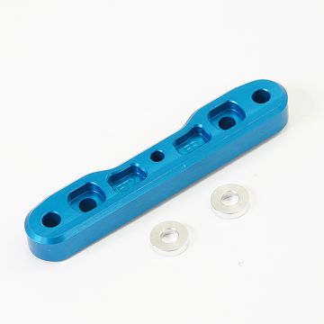 FTX DR8 Front FR Aluminium  Lower CNC Suspension Mount - Blue