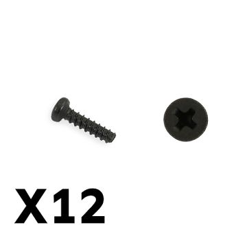 FTX Tracer Pan Head Self Tapping Screws Pbho2*8mm