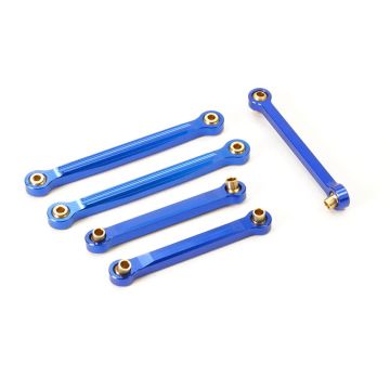 FTX Tracer Aluminium Brushed Rr Susp Arm & Steering Links