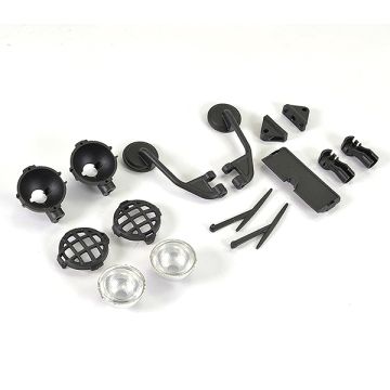 FTX Texan 1/10 Moulded Mirrors, Spot Light & Wipers