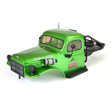 FTX Texan 1/10 Cab Bodyshell & Roll Cage Assembly - Green