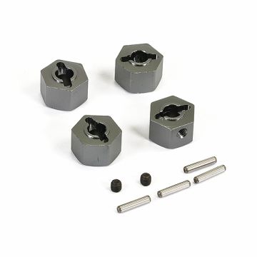 FTX Texan 1/10 Metal Wheel Hexes & Pins (4pc)