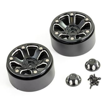FTX Texan 1/10 Aluminium Beadlock 6-Spoke Wheels (Pr)