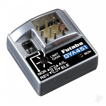 Futaba GYA451 Single Axis Aircraft Gyro AVCS/Normal (Roll or Pitch - Twin Output)