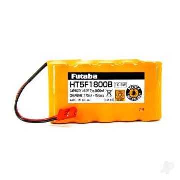 Futaba HT5F1800B 6.0V 1800mAh NiMH Transmitter Battery for 4PK/14SG Tx